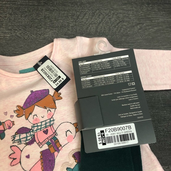 Tunic and tight 9-12 months - Picture 4 of 4